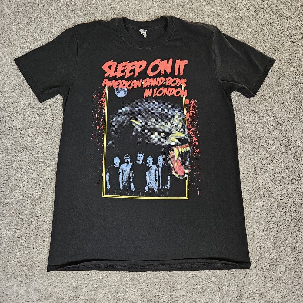 Sleep On It T-Shirt Adult Large American Band Boys In London Pop Punk Band